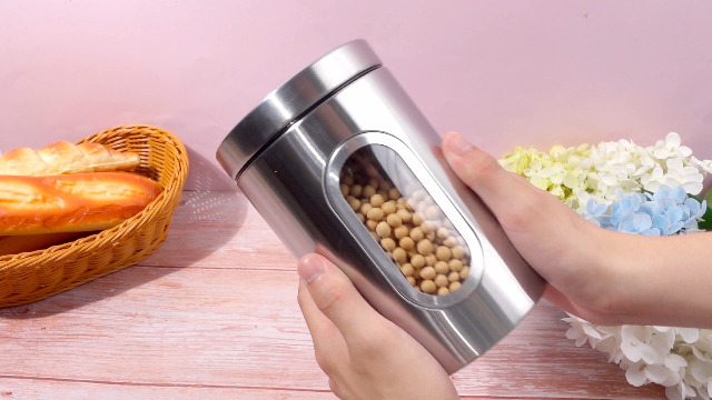 Amazon.com: Zopeal 6 Pack Graphite Canisters Sets for Kitchen 50oz